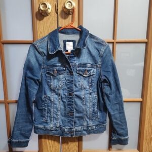 LC Lauren Conrad Classic Blue Jean Jacket